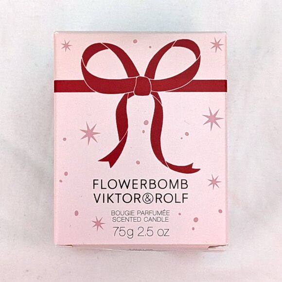 Viktor & Rolf Flowerbomb Fragrance Kit Candle Lotion Bow Beauty Scent Women's - Picture 3 of 6